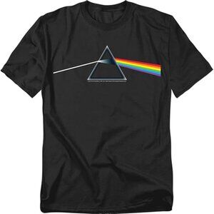 Pink Floyd Dark Side of the Moon Black Tee with Prism Design Size XXL Like new!